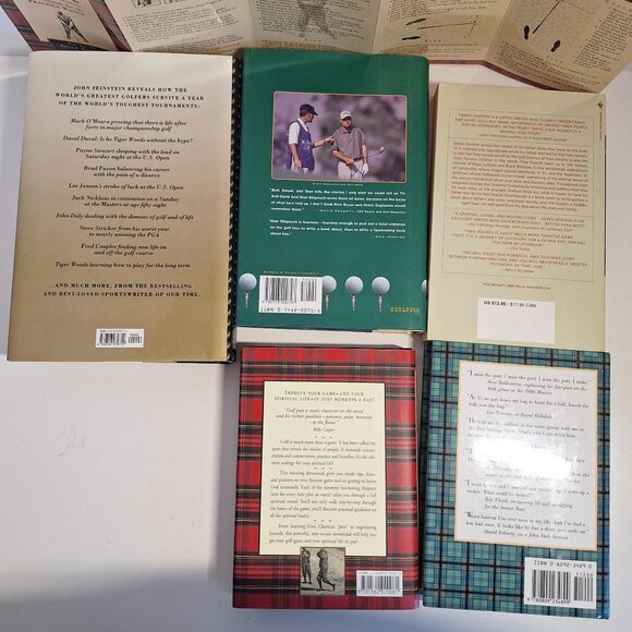 5 Golf Book Lot & Tee Time Tip Guide Lehman Leibman Feinstein Dodson Shipnuck - Picture 6 of 6